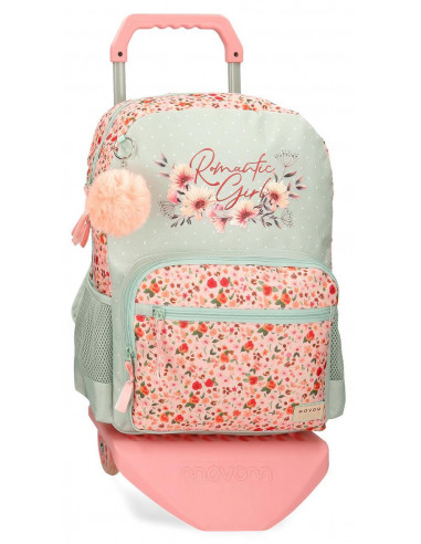 MOCHILA ADAP. 42CM C/CARRO MOVOM ROMANTIC GIRL